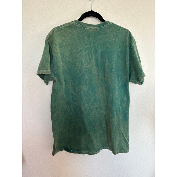Kurt Cobain Green Acid Wash Graphic Band Tee - L - Picture 2 of 2